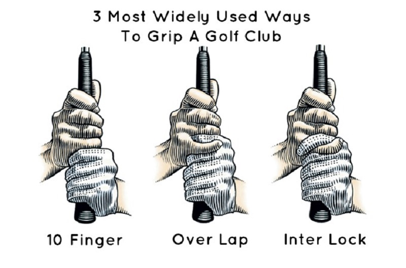 3 cách cầm gậy golf phổ biến hiện nay
