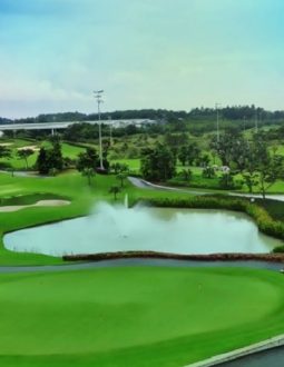 Sân golf Bình Dương Phú Mỹ được chia làm 3 khu sân nhỏ riêng biệt