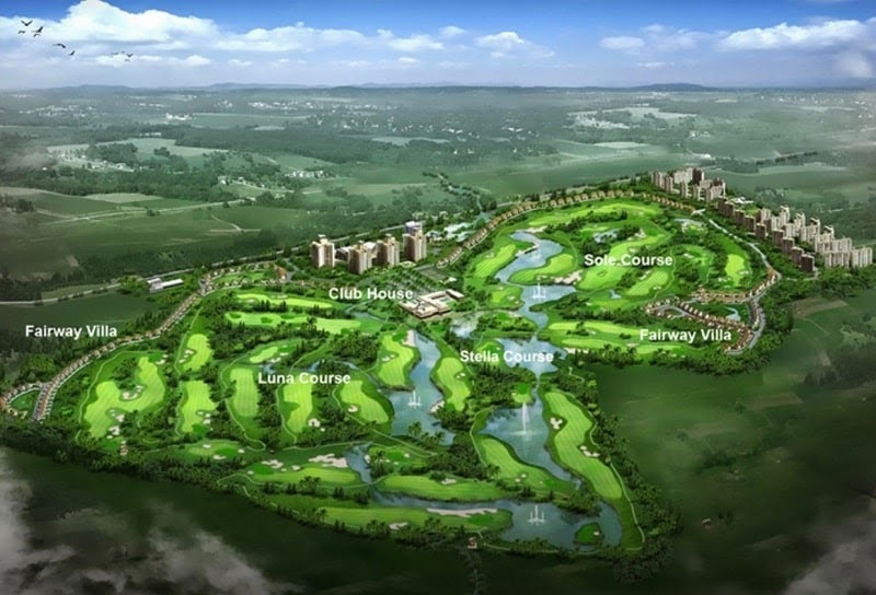 Sân golf Phú Mỹ cách trung tâm thành phố Hồ Chí Minh chỉ khoảng 1 tiếng đi xe