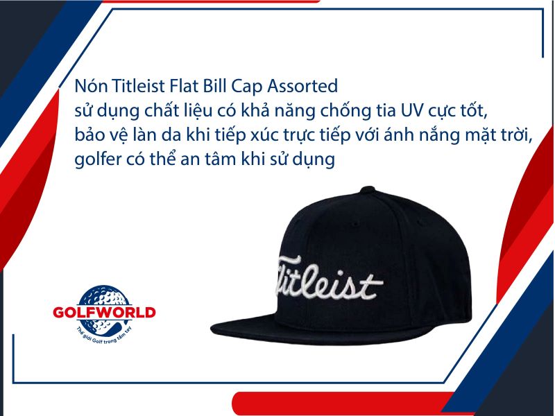 Non-Titleist-Flat-Bill-Cap