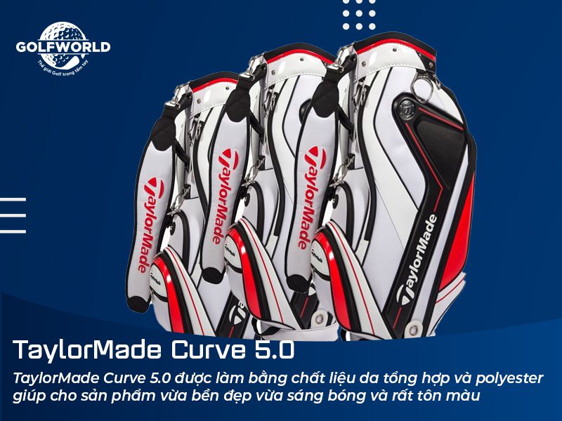 Túi gậy golf TaylorMade Curve 5.0 gây ấn tượng với nhiều golfer