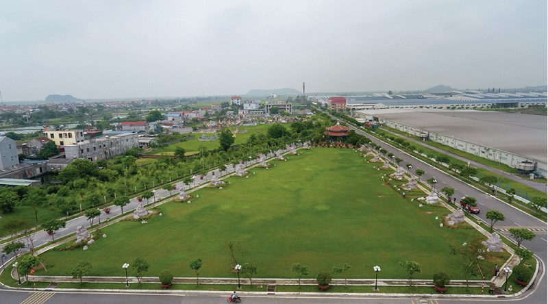 Sân tập mini golf Nam Định tọa lạc tại KCN Bảo Minh vô cùng sầm uất