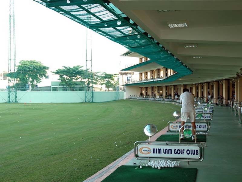 Sân golf Him Lam có cơ sở vật chất hiện địa với số vốn đầu tư lớn