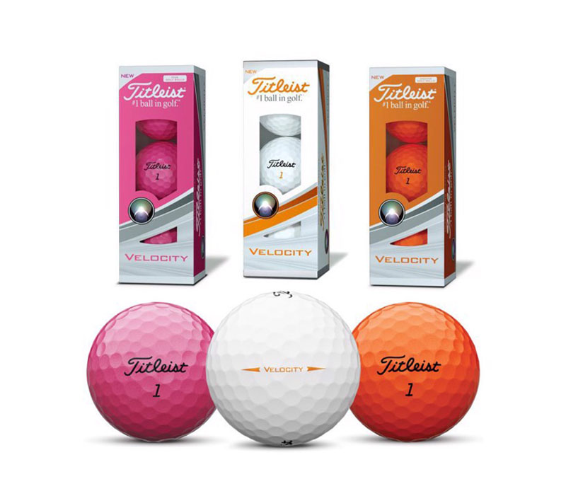 Bóng golf Titleist đa dạng về mẫu mã, màu sắc