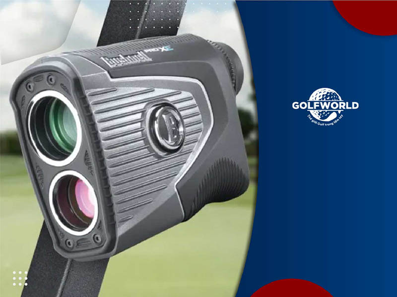 Ống nhòm đo khoảng cách golf Bushnell Pro XE laser là 1 sản phẩm thuộc phân khúc cao cấp