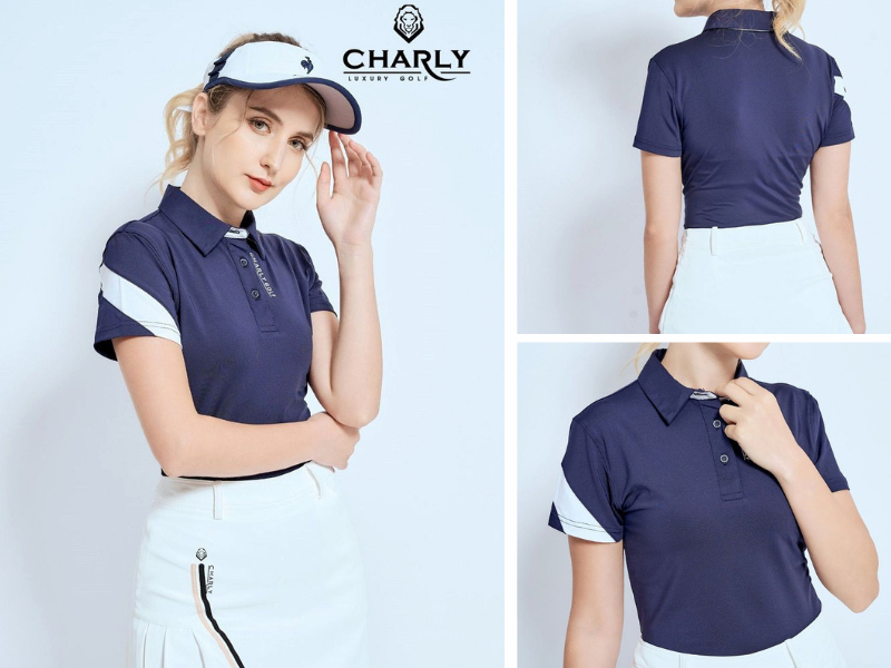Áo golf Charly Golf Women Shirt – VT001898 gây ấn tượng với thiết kế trẻ trung, hiện đại