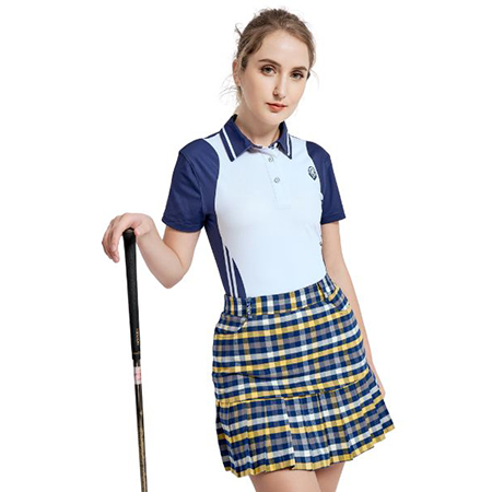 Váy Golf Nữ Kẻ Caro – Charly Golf Retro Royal