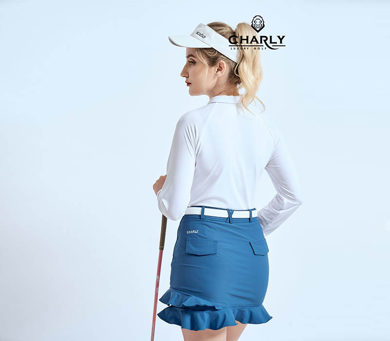 Mẫu váy suông này được nhiều chị em golfer ưa chuộng sử dụng