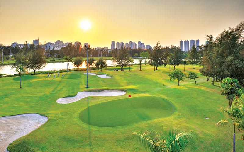 Sân golf Phú Mỹ Hưng được thiết kế theo tiêu chuẩn quốc tế