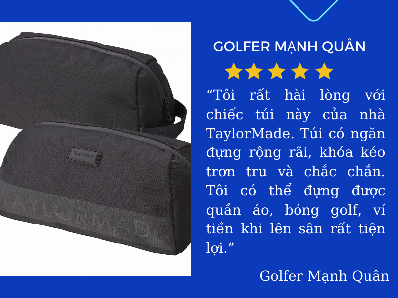 Mẫu túi golf này của hãng TaylorMade này nhận được đánh giá tích cực từ golfer