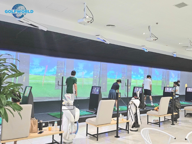 Tổ hợp indoor golf Dragon Golf Land với dàn thiết bị golf 3D hiện đại 