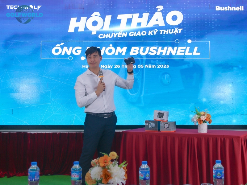 TGĐ Tuấn Anh Techgolf chia sẻ về tính ưu việt của ống nhòm Bushnell