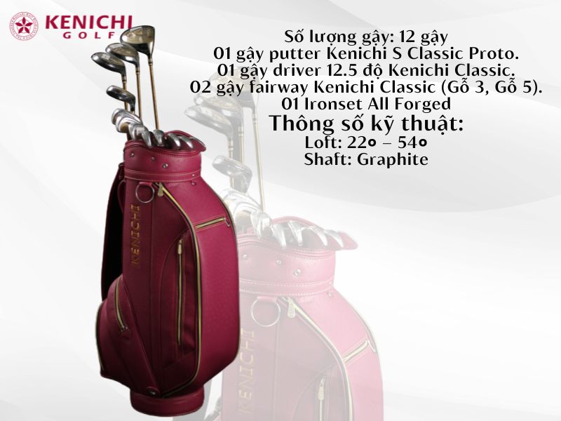 Kenichi S-Classic 6 sao nữ phù hợp với mọi chị em golfer