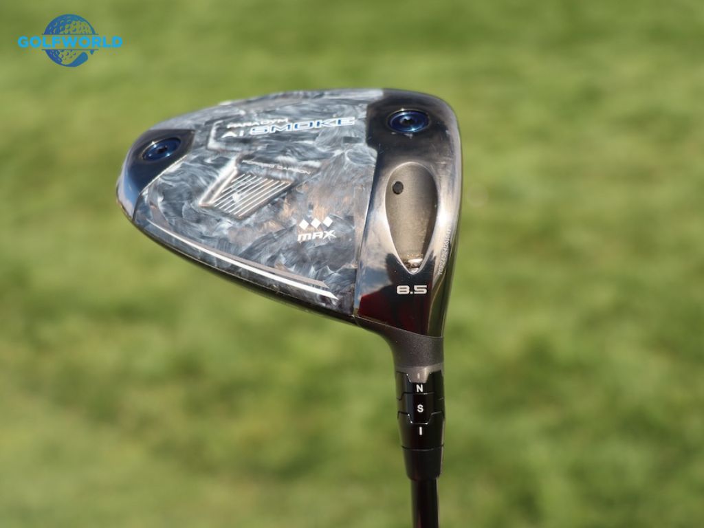 Gậy golf Callaway Paradym Ai Smoke driver triple diamond Max của Michael Johnson