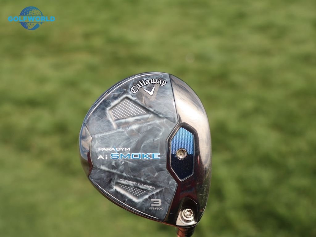 Gậy golf Callaway Paradym Ai Smoke 3-wood Max của Michael Johnson