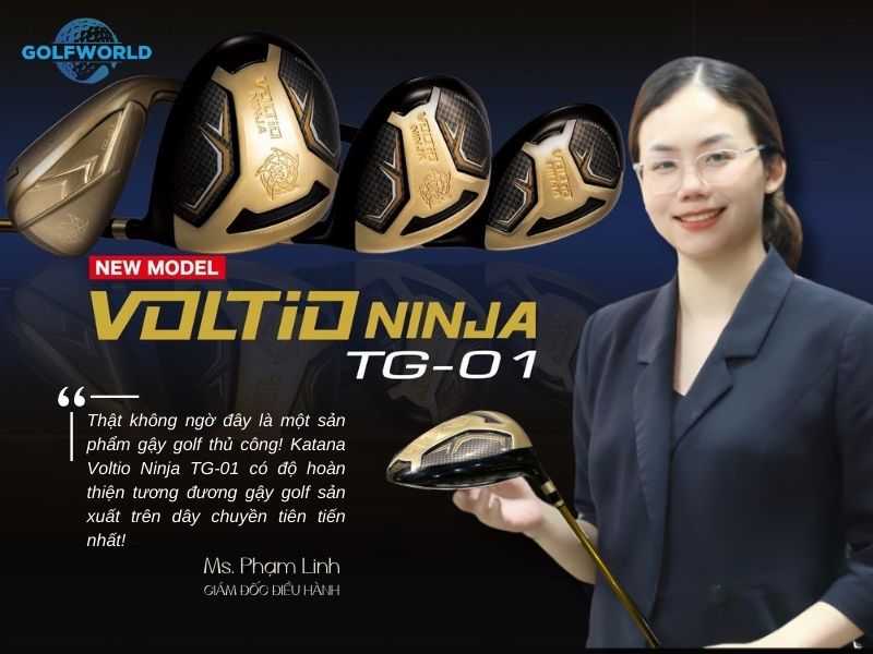 Katana Voltio Ninja TG-01 trên tay TGĐ Phạm Linh - sản phẩm thủ công với độ hoàn thiện tuyệt đối