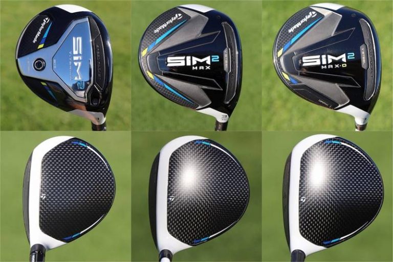 3 phiên bản fairway TaylorMade SIM2 có dung tích đầu gậy khác nhau